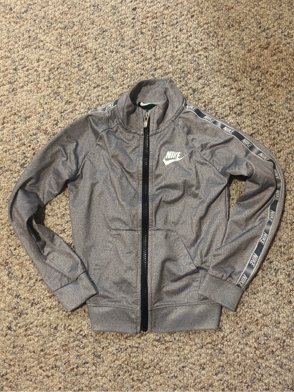 Nike Kids Gray Track Jacket - Picture 2 of 8